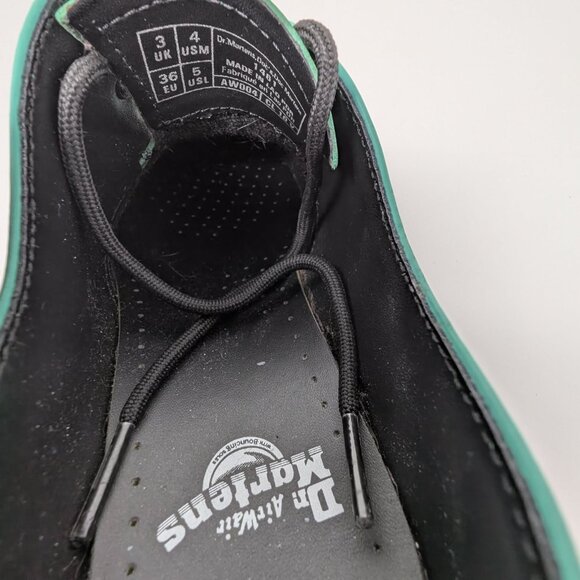 Dr. Martens style 1461 peppermint green/teal oxford shoes, size 4 (M)/5(W)